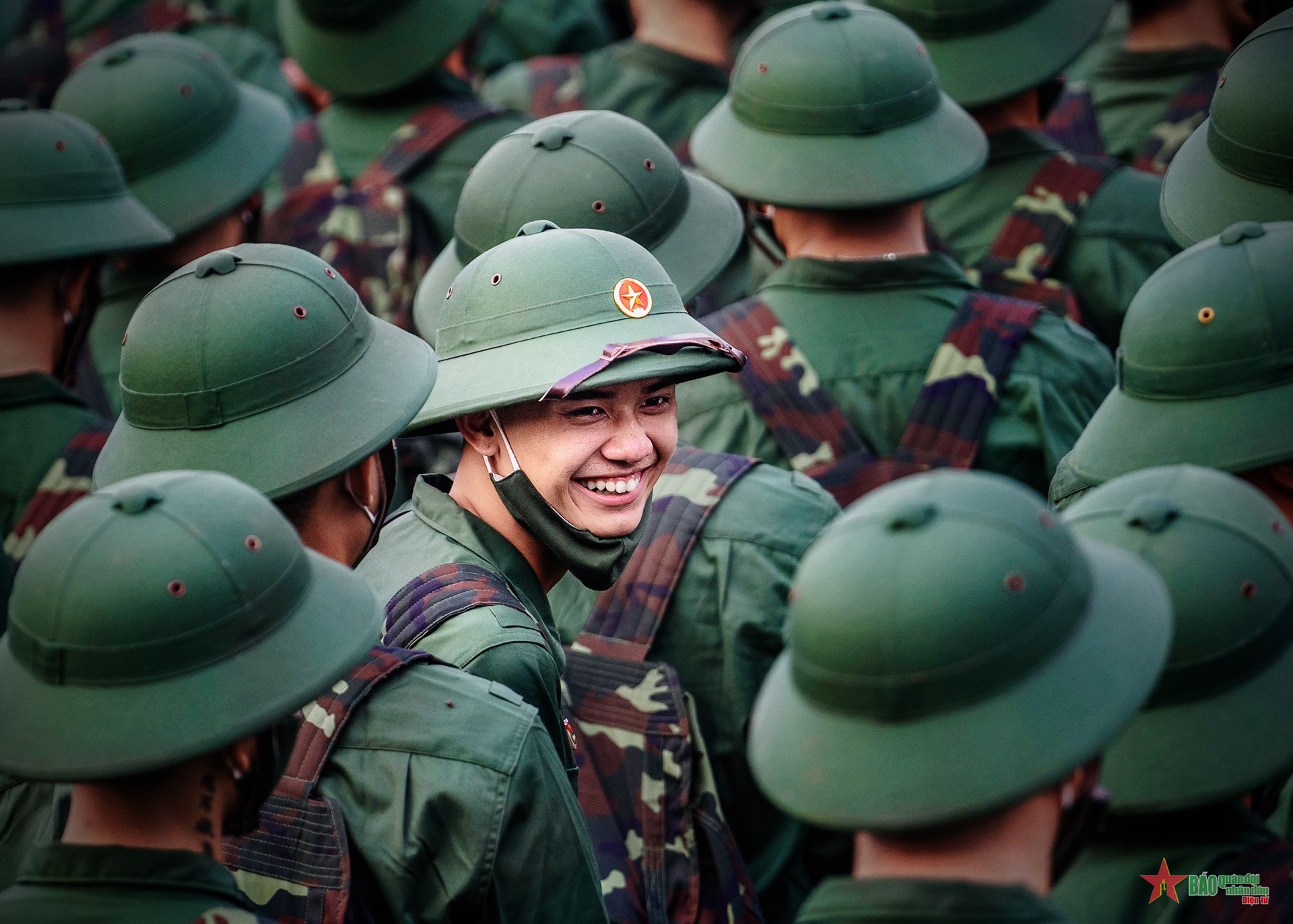 Niềm vui ngày nhập ngũ